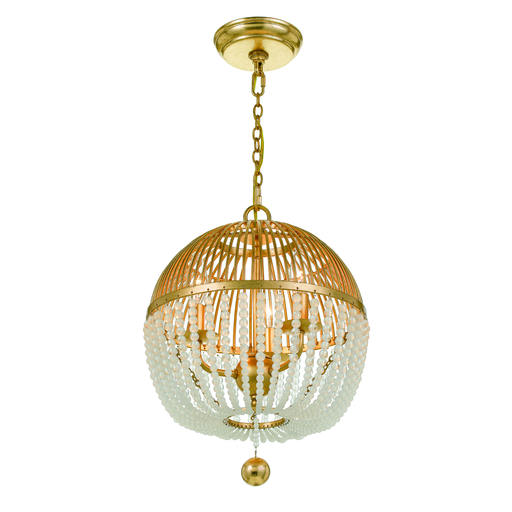 Product image for Duval 3 Light Mini Chandelier - Antique Gold