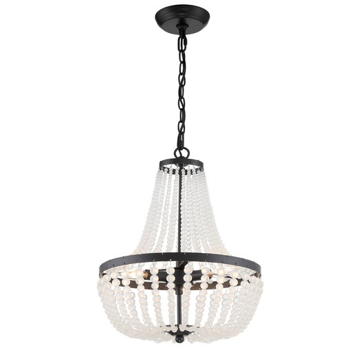 Product image for Rylee 3 Light Chandelier - Matte Black