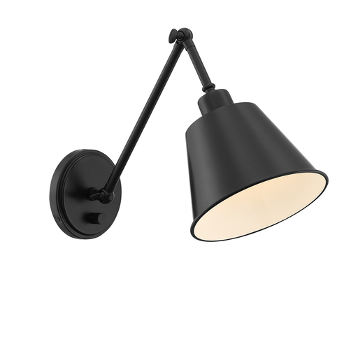 Product image for Mitchell 1 Light Wall Sconce - Matte Black