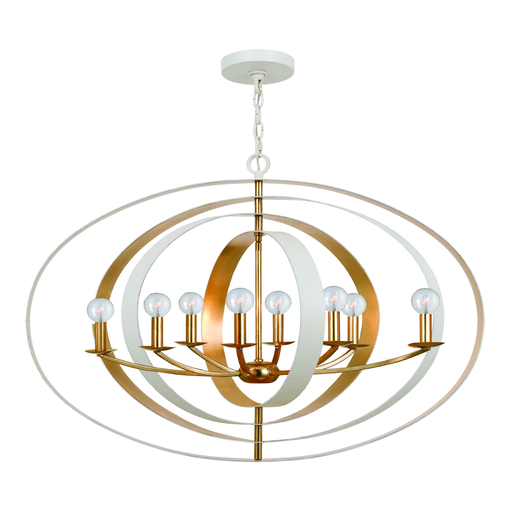 Product image for Luna 8 Light Chandelier - Dark Bronze