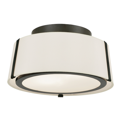 Product image for Fulton 2 Light Semi-Flush Mount - Black