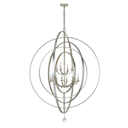 Product image for Luna 12 Light Chandelier - Antique Silver