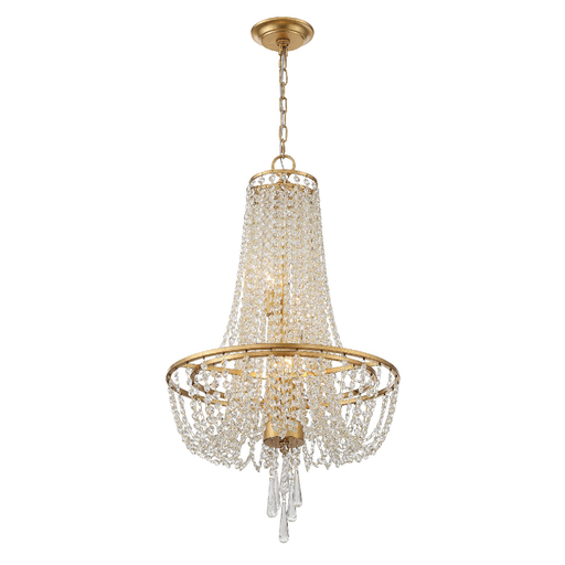 Product image for Arcadia 4 Light Chandelier - Antique Gold