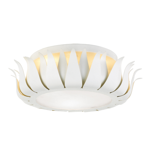 Product image for Broche 3 Light Flush Mount - Matte White