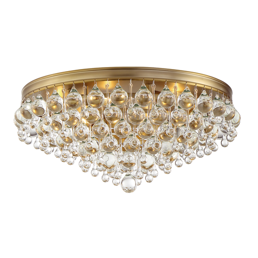 Product image for Calypso 6 Light Flush Mount - Vibrant Gold