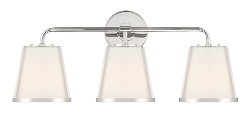 ✨ @わんわん✨ Fulton 3 Light Polished Nickel Bathroom Vanity