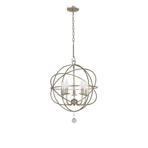 Product image for Solaris 5 Light Mini Chandelier - Olde Silver