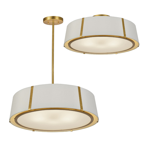 Product image for Fulton 6 Light Chandelier - Antique Gold