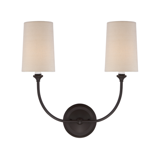 Product image for Sylvan 2 Light Wall Sconce - Dark Bronze