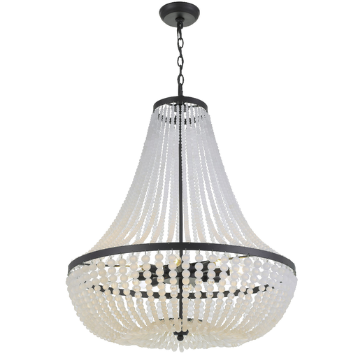 Product image for Rylee 8 Light Chandelier - Matte Black