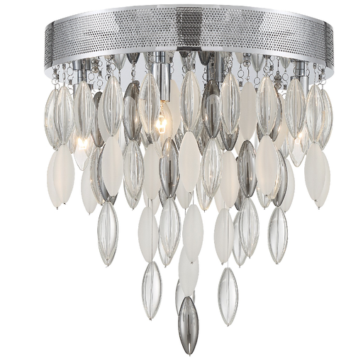Product image for Hudson 4 Light Flush Mount - Polished Chrome