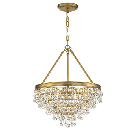 Product image for Calypso 6 Light Chandelier - Vibrant Gold