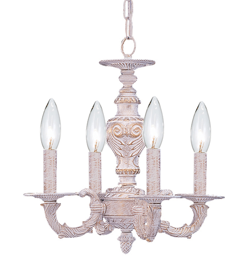 Product image for Paris Market 4 Light Mini Chandelier - Antique White