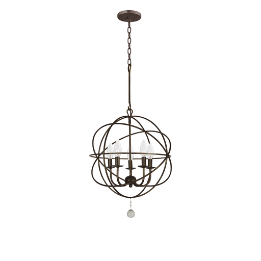 Product image for Solaris 5 Light Mini Chandelier - English Bronze