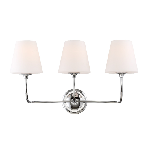 Product image for Sylvan 3 Light Vanity - Polished Nickel
