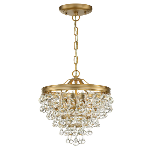 Product image for Calypso 3 Light Mini Chandelier - Vibrant Gold