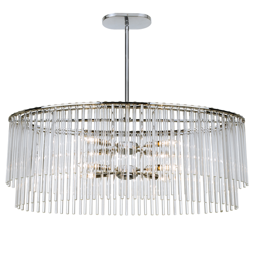 Product image for Bleecker 8 Light Chandelier - Polished Chrome