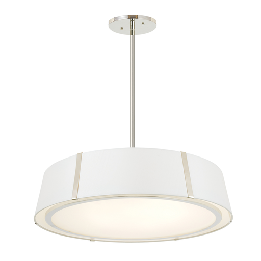 Product image for Fulton 6 Light Chandelier - Polished Nickel