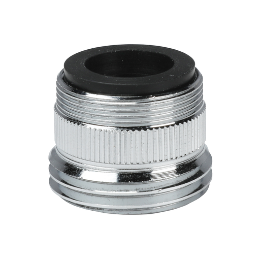 15/16 in.-27M / 55/64 in.-27F x 3/4 in. GHTM or 55/64 in.-27M Chrome Garden Hose Adapter