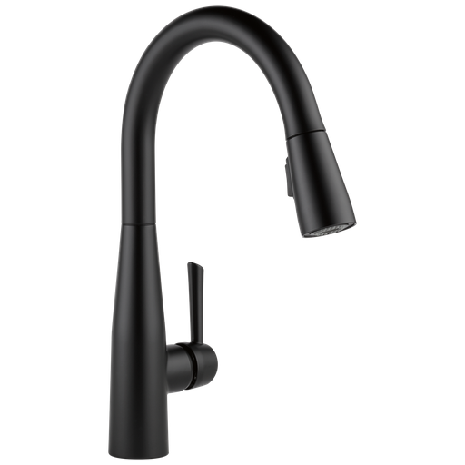 Delta Essa®: Single Handle Pull-Down Kitchen Faucet - Single Handle Blade - Matte Black