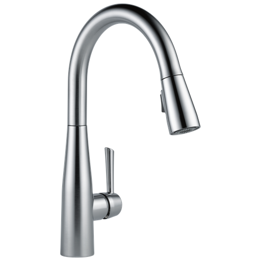 Delta Essa®: Single Handle Pull-Down Kitchen Faucet - Single Handle Blade - Arctic Stainless