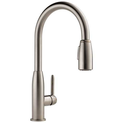 Peerless Core: Single Handle Kitchen Pull-Down - Single Handle Lever - Stainless