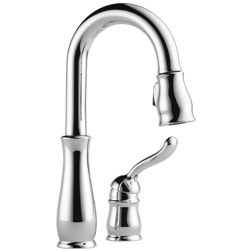Delta Leland®: Single Handle Pull-Down Bar / Prep Faucet - Single Handle Lever - Chrome