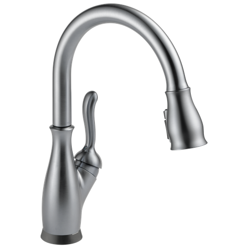 Delta Leland®: Single Handle Pull-Down Kitchen Faucet With Touch2O® And Shieldspray® Technologies - Single Handle Lever - Arctic Stainless