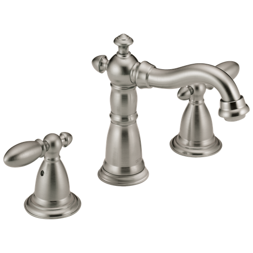 Delta Victorian®: Two Handle Widespread Bathroom Faucet - Two Handle Lever - Stainless