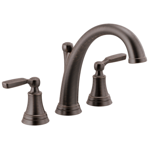 Delta Woodhurst™: Roman Tub Trim - Two Handle Lever - Venetian Bronze