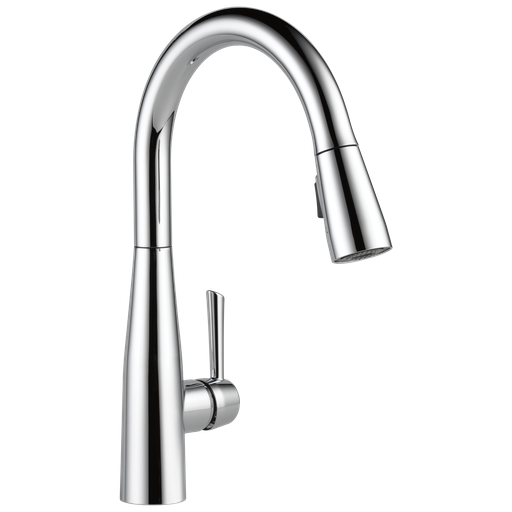 Delta Essa®: Single Handle Pull-Down Kitchen Faucet - Single Handle Blade - Chrome