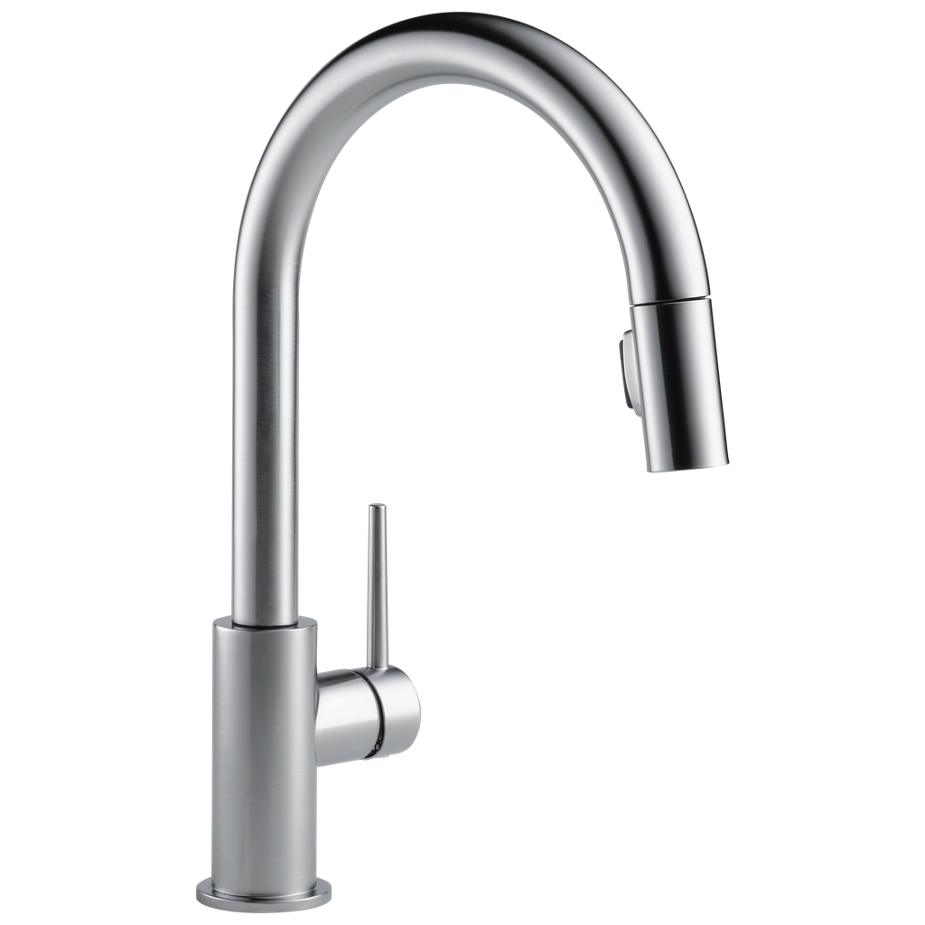 TRINSIC SINGLE HANDLE PULL DOWN KITCHEN FAUCET | ROBINSON SUPPLY