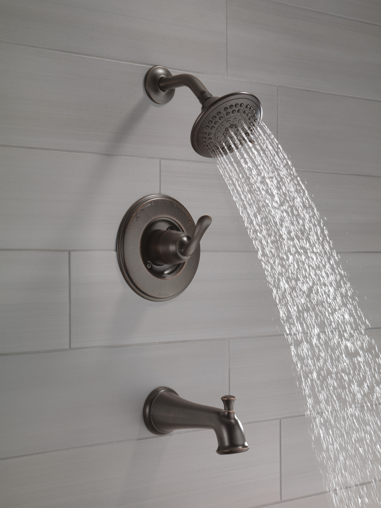 Delta Linden™: Monitor® 14 Series Tub & Shower Trim - Single Handle Lever - Venetian Bronze