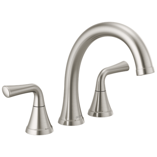 Delta Kayra™: Roman Tub Trim - Two Handle Lever - Stainless