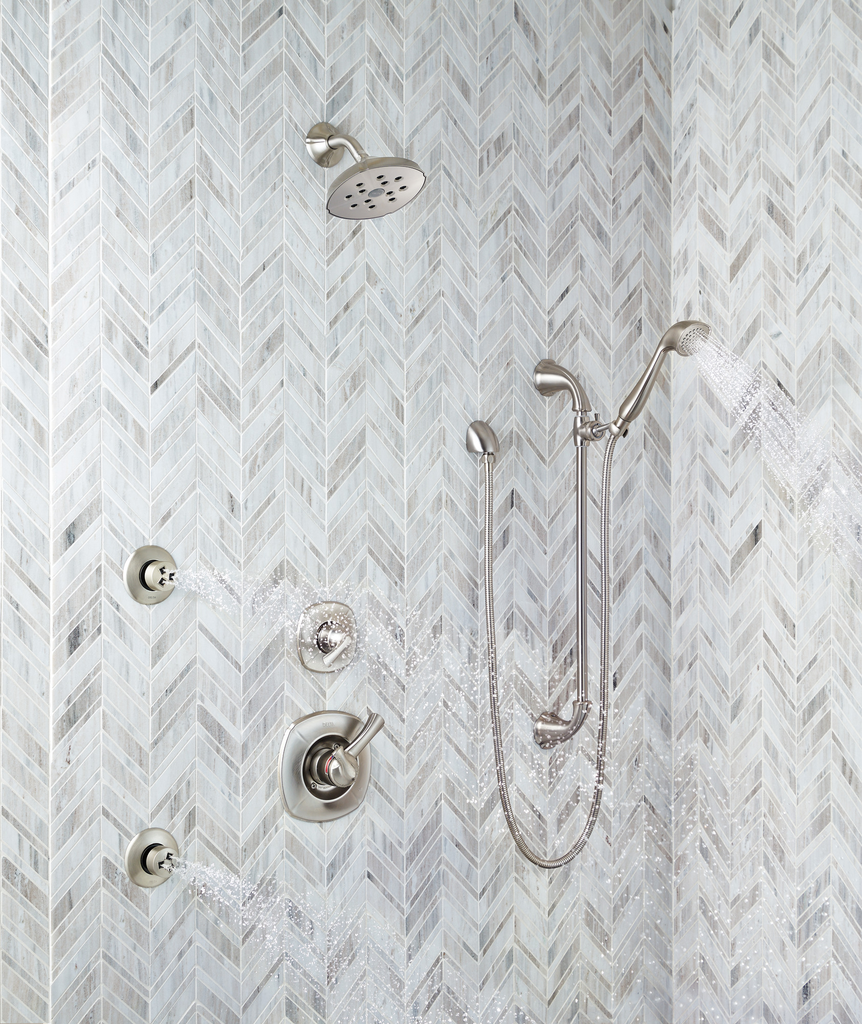 Delta Universal Showering Components: Wall Elbow For Hand Shower - Stainless