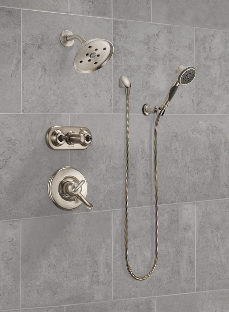 Delta Other: Premium Adjustable 3-Setting Wall Mount Hand Shower - Stainless
