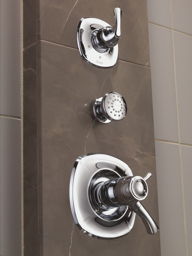 Delta Other: Surface Mount Body Spray - Chrome