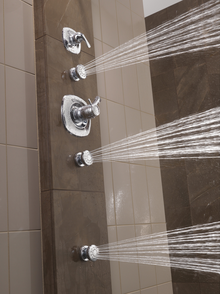 Delta Other: Surface Mount Body Spray - Chrome