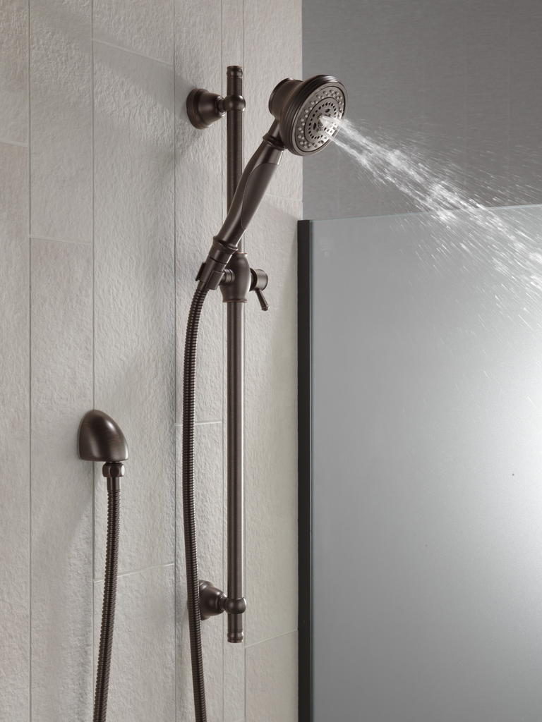 Delta Other: Premium 3-Setting Slide Bar Hand Shower - Venetian Bronze