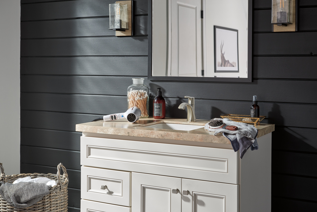 Peerless Parkwood®: Single Handle Lavatory Faucet - Single Handle Lever - Brushed Nickel