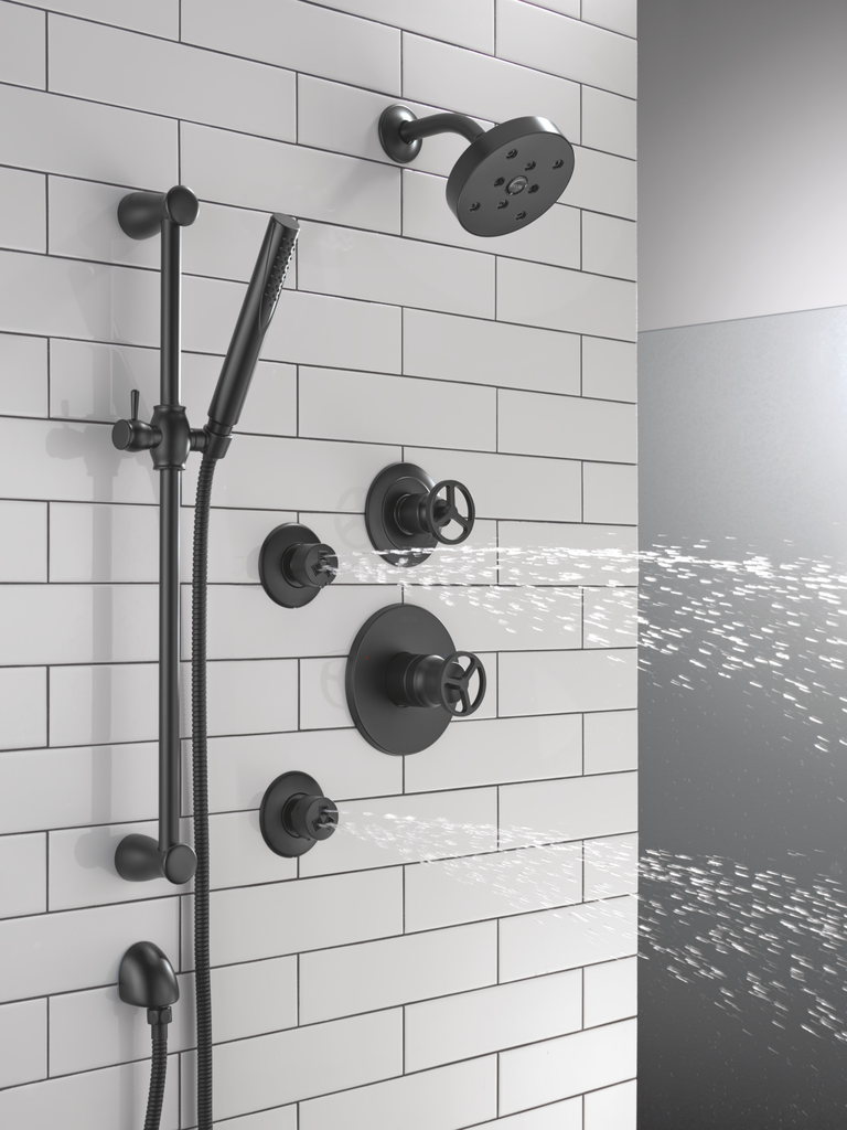 Delta Universal Showering Components: Wall Elbow For Hand Shower - Matte Black