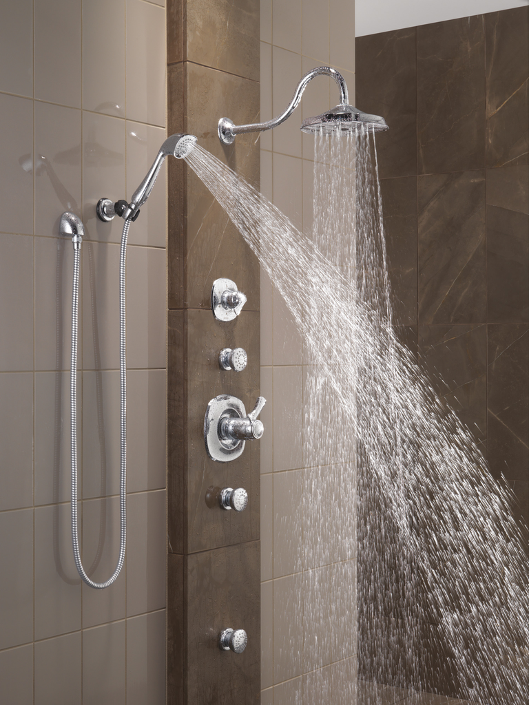 Delta Other: Surface Mount Body Spray - Chrome