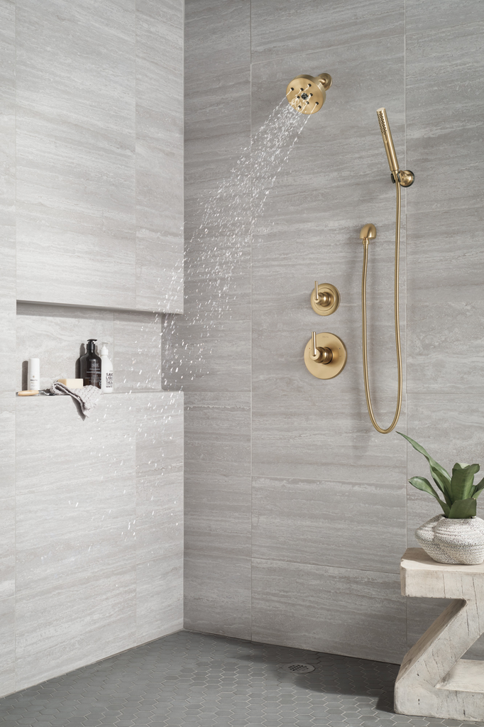 Delta Universal Showering Components: Wall Elbow For Hand Shower - Champagne Bronze