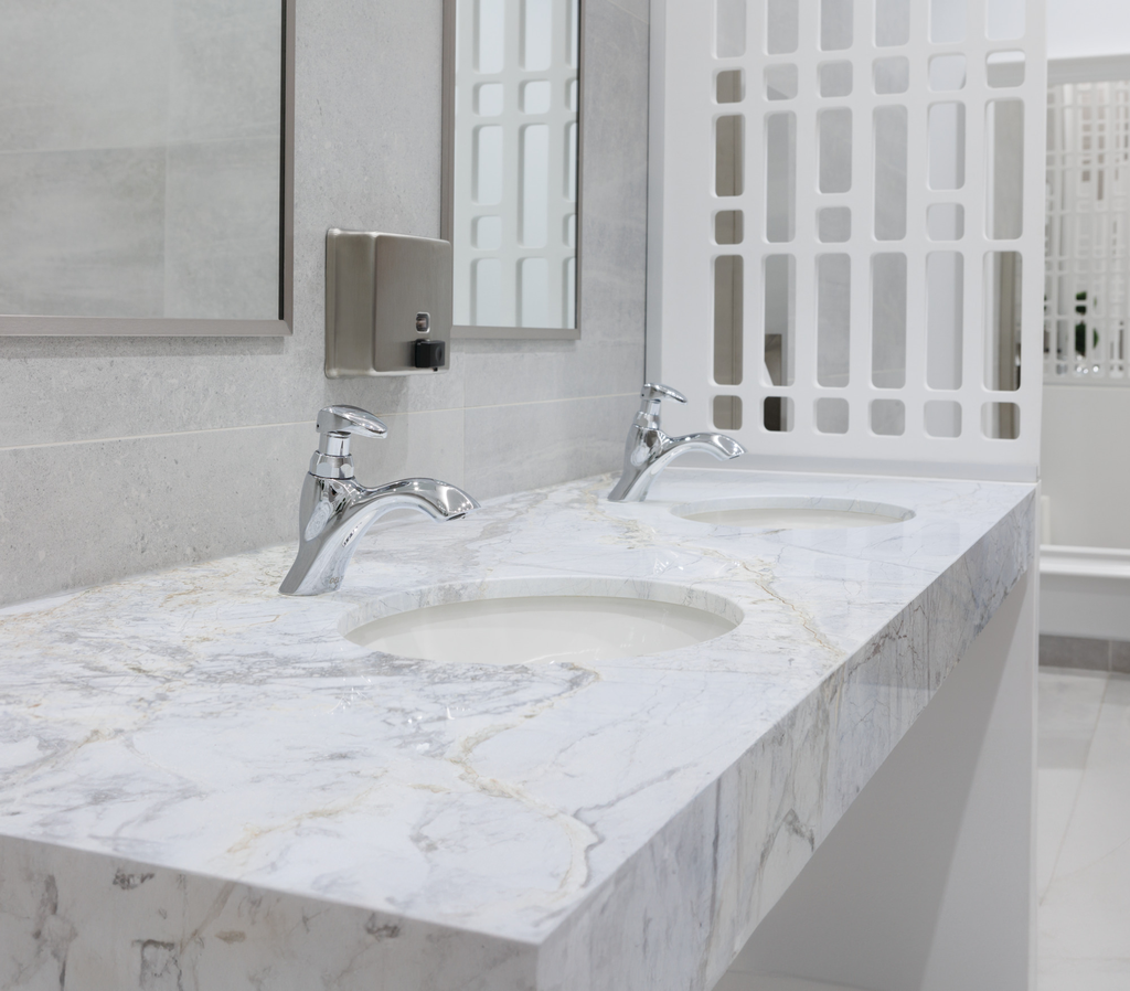 Commercial 87T: Single Hole Metering Slow-Close Bathroom Faucet - Single Handle Lever - Chrome