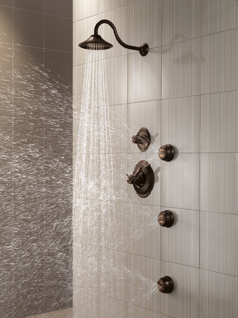 Delta Universal Showering Components: Premium 3-Setting Shower Head - Venetian Bronze