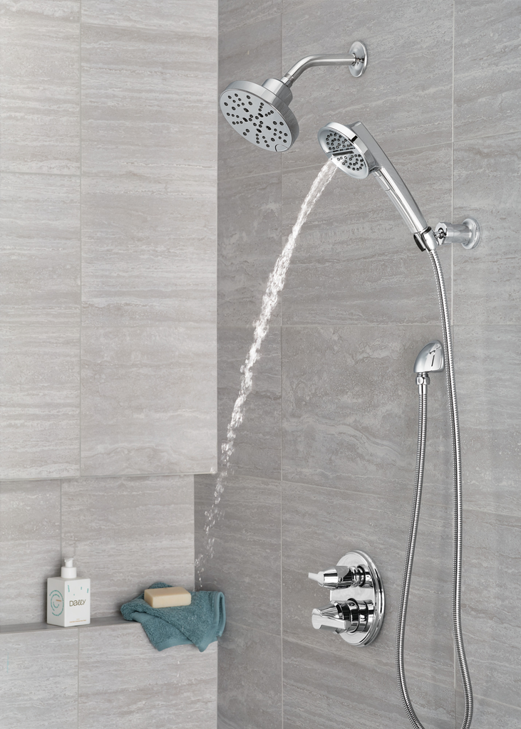 Delta Universal Showering Components: Wall Elbow For Hand Shower - Lumicoat® Chrome