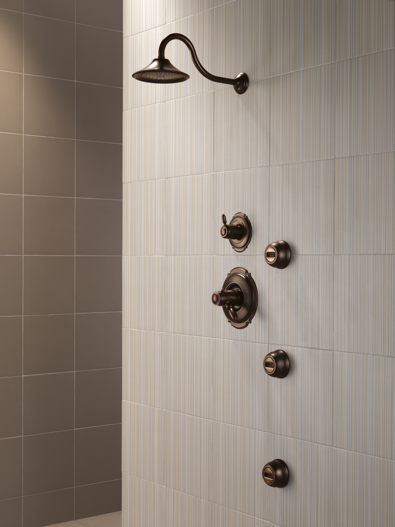 Delta Universal Showering Components: Premium 3-Setting Shower Head - Venetian Bronze
