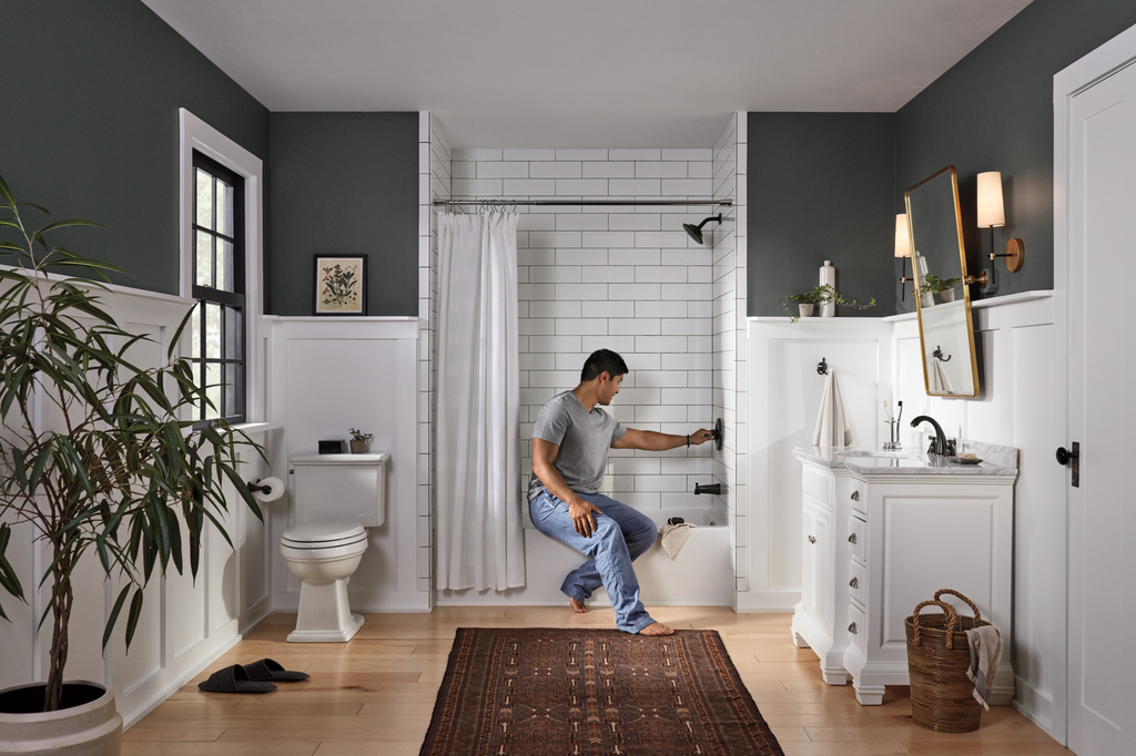 Peerless Elmhurst®: Shower Only Trim Kit - Single Handle Lever - Oil Rubbed Bronze