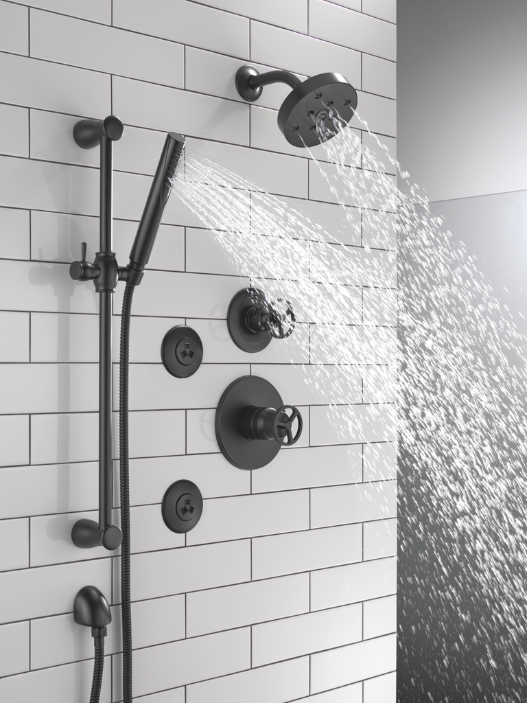 Delta Universal Showering Components: Wall Elbow For Hand Shower - Matte Black