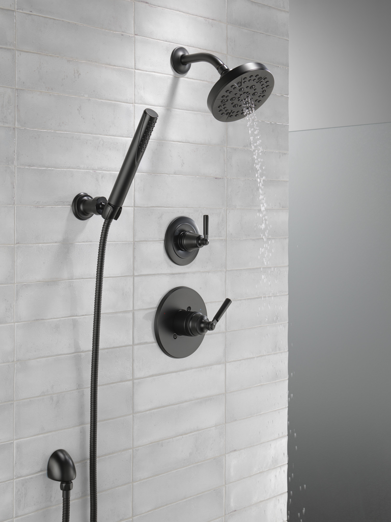 Delta Universal Showering Components: Wall Elbow For Hand Shower - Matte Black